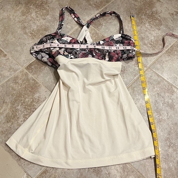 Lululemon Wrap It Up Tank Top So Fly Butterfly Angel Wing Multi Luxtreme… - Picture 7 of 12